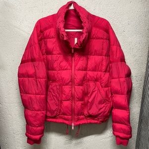 FP Movement Packable Puffer Jacket Hidden Pouch Pocket L